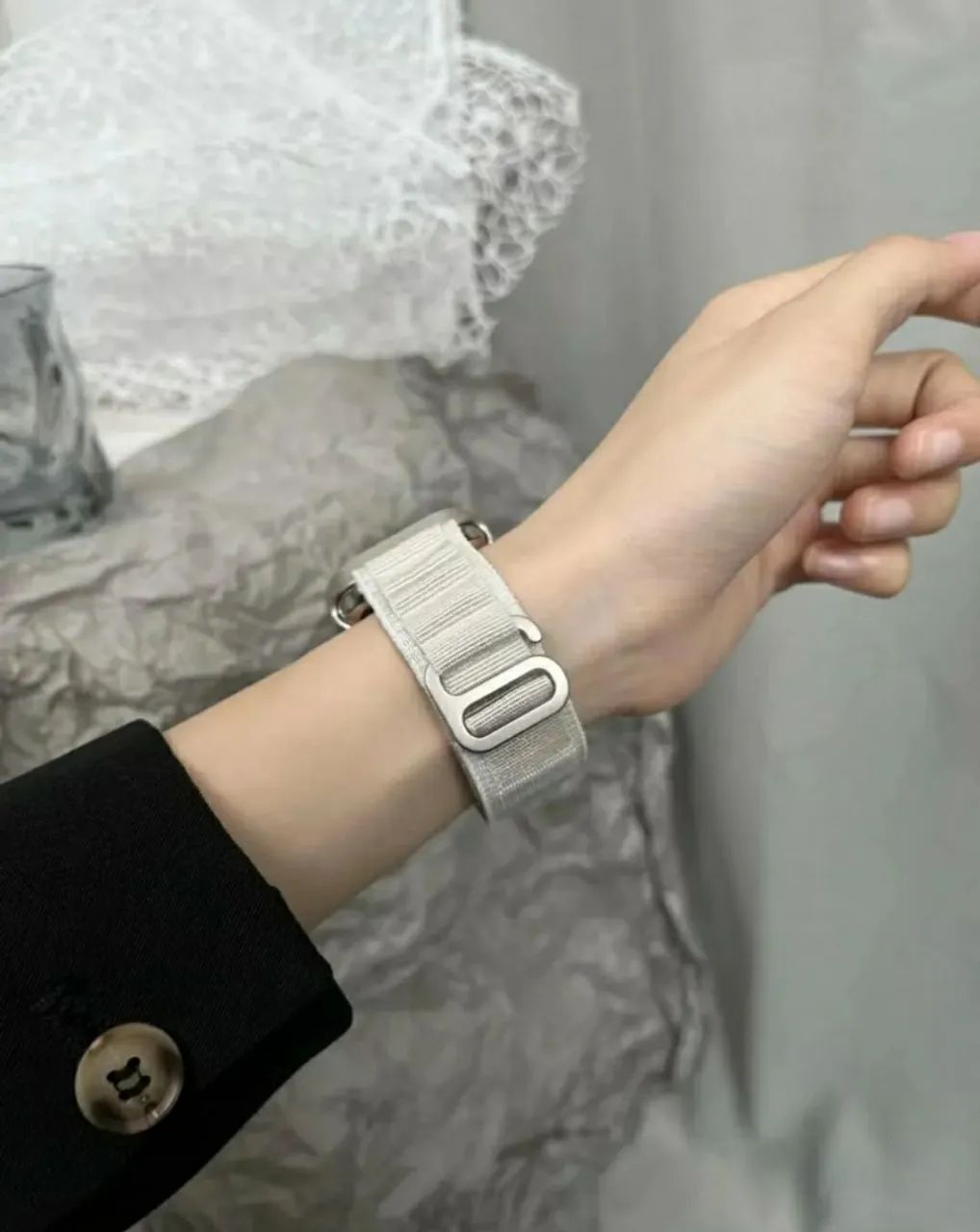 Pulseira Alpino Loop Compatível com APPLE WATCH, linha ULTRA e linha IWO. Várias Cores - Foto 6