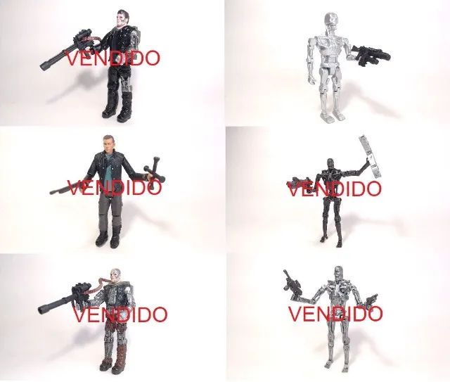 De R$ 77 a R$ 107 - Exterminador do Futuro Posto Policial e Robocop