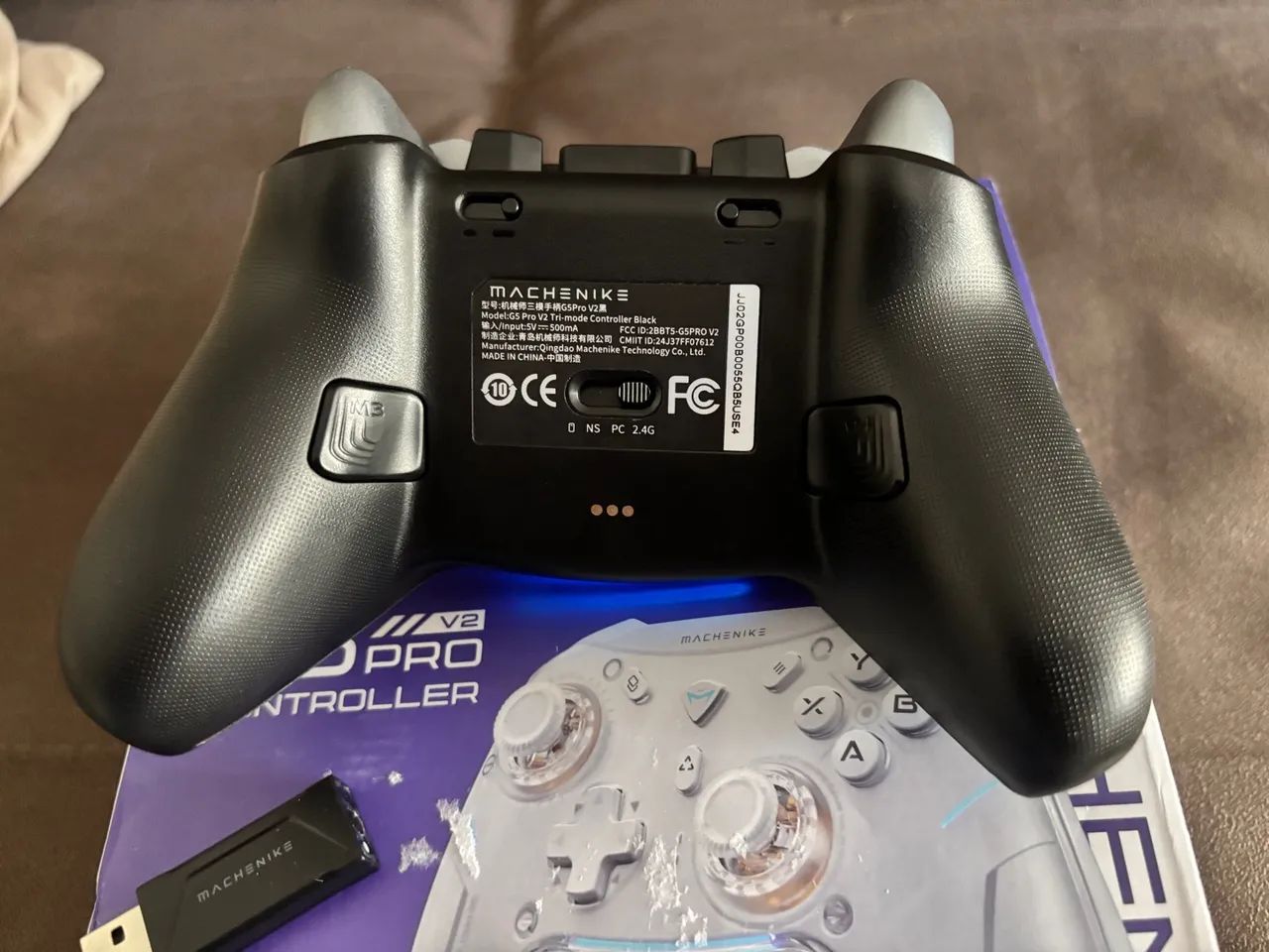 Controle Gamer MACHENIKE G5 Pro V2 + Par de analógicos substituiveis - Foto 2