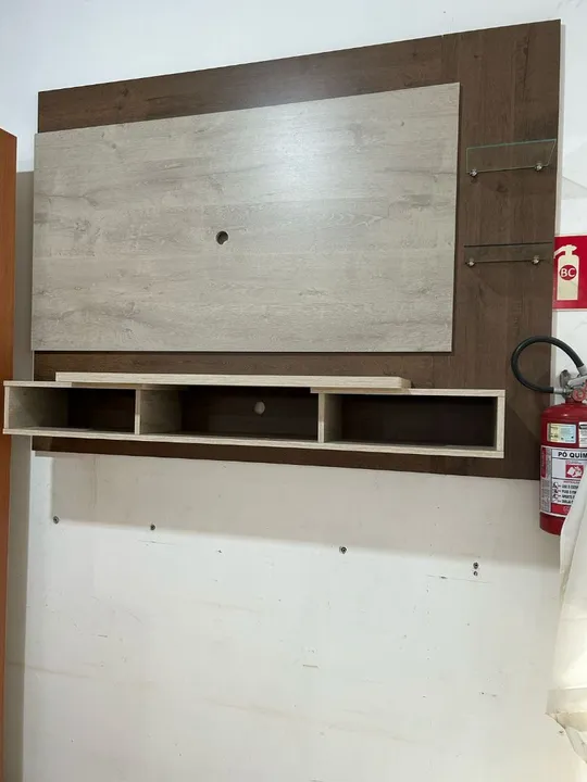 Rack para TV com prateleiras para tv até 55 polegadas