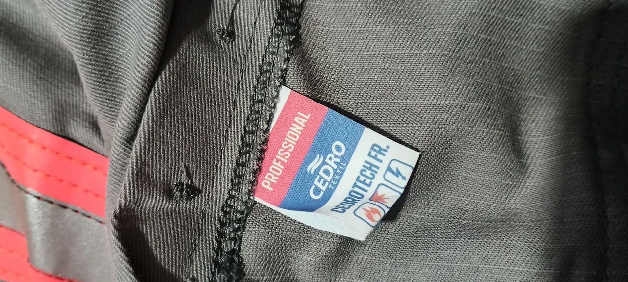Conjunto Calça e Camisa para Eletricista, Risco 2, CA45376 NOVO - Foto 4