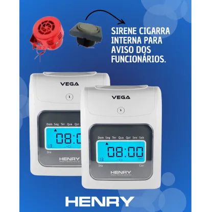 Relógio de Ponto Cartográfico Henry Vega - Relógio de Ponto Prático - Foto 5