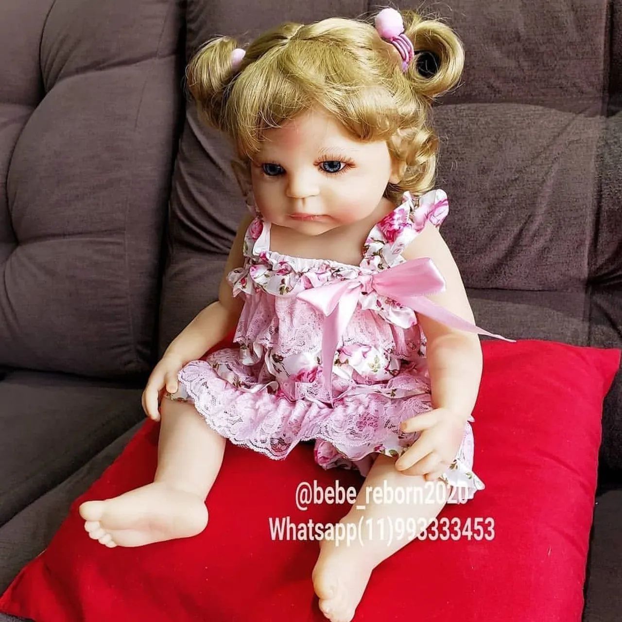 Boneca Reborn loira - Foto 2