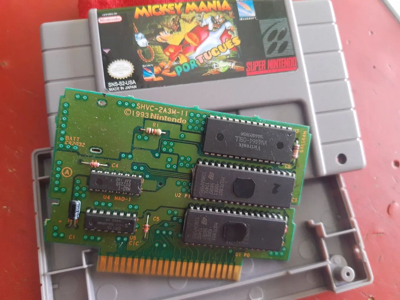 Mickey Mania Em Português pcb original  - Foto 2