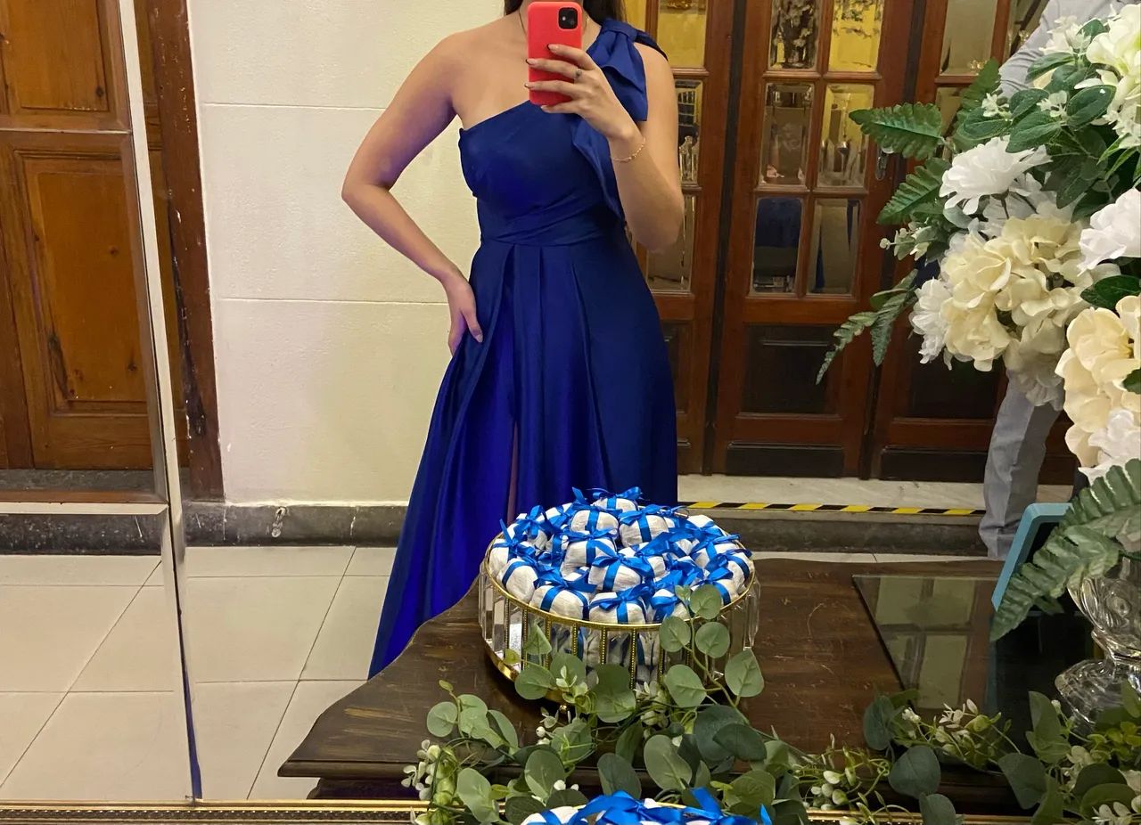 Vestido de madrinha de casamento azul royal - Roupas - Parque Duque ...