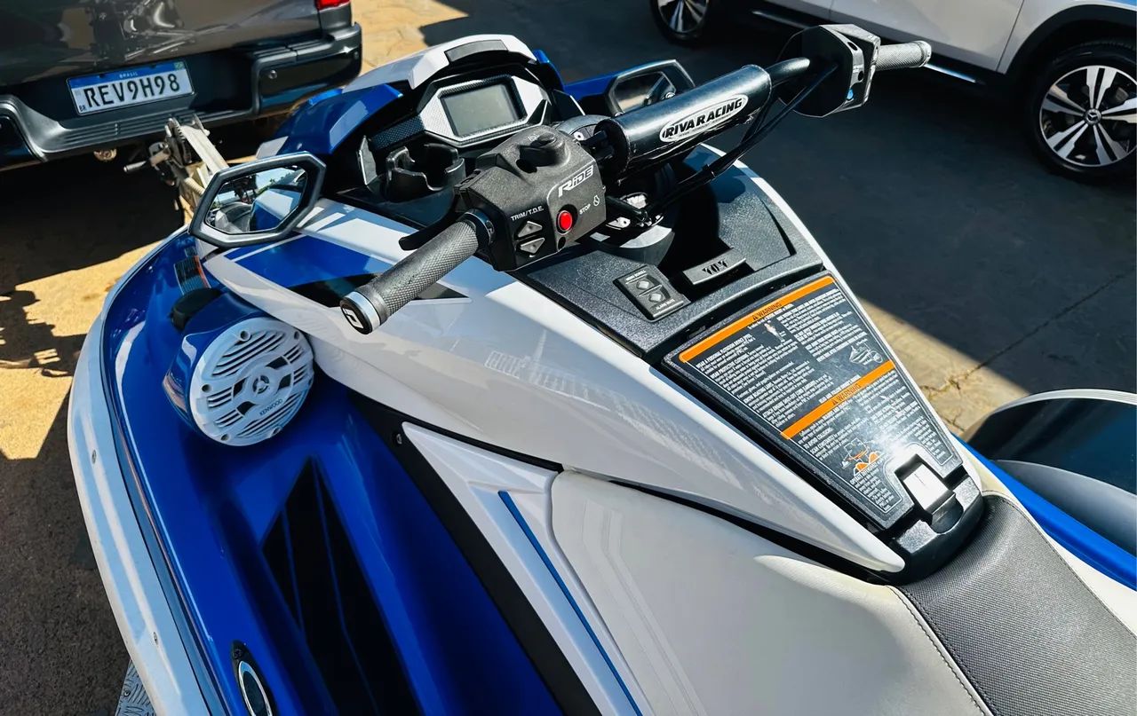 Jet Ski Yamaha FX Cruiser SVHO - Azul e Branco - Foto 6