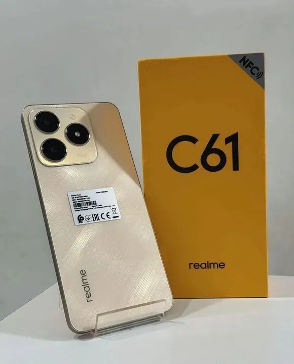 REALME C61 8/256GB Lacrado Garantia de 1 ano Com NFC+Capa+Película