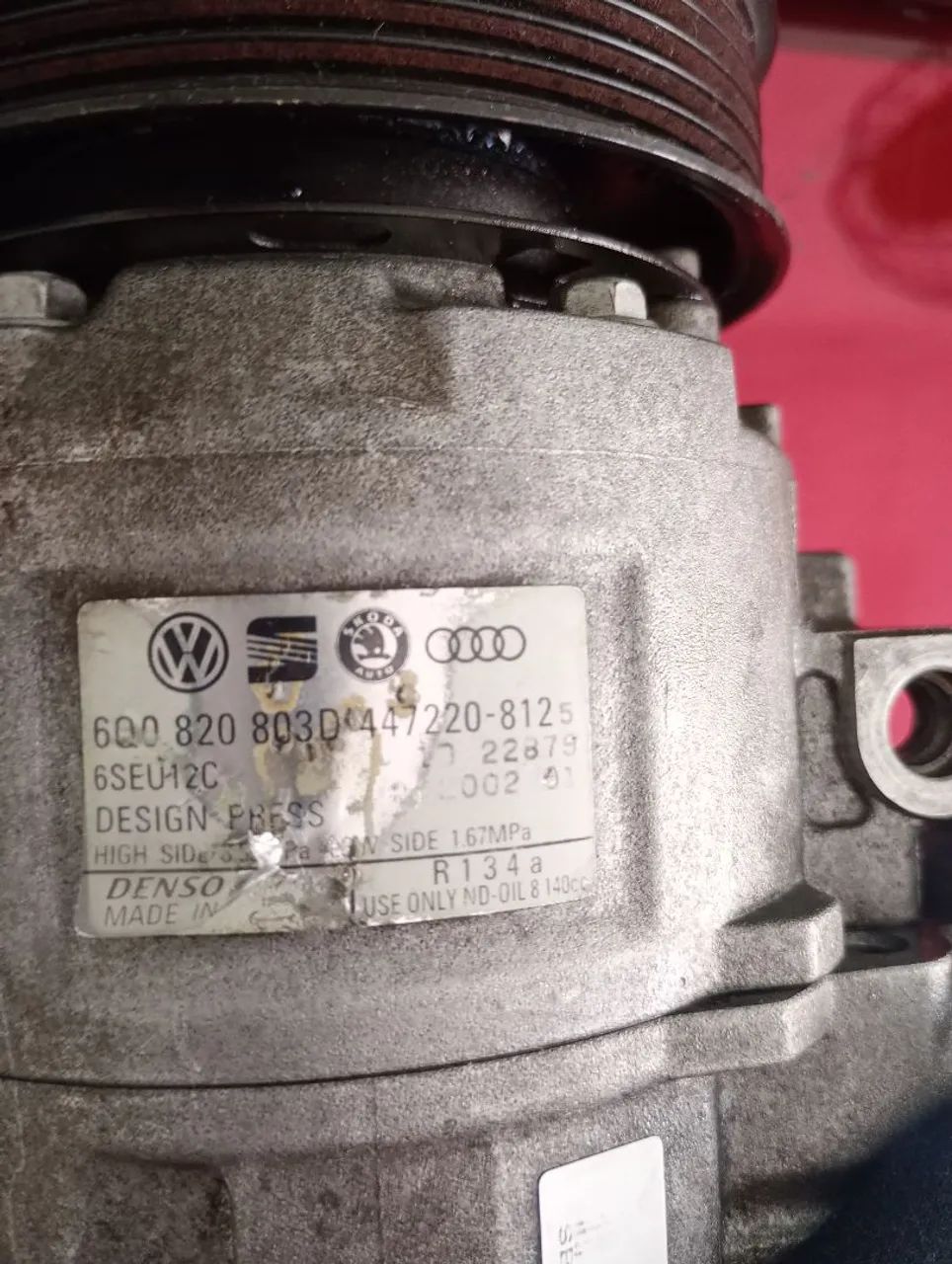 Compressor ar condicionado Polo /Audi
