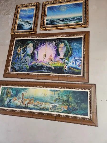 Sete Quadros à óleo criação do mundo