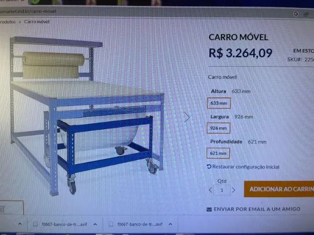 ESTANTES E MESAS DE TRABALHO DE METAL TOPO DO MERCADO - Foto 3