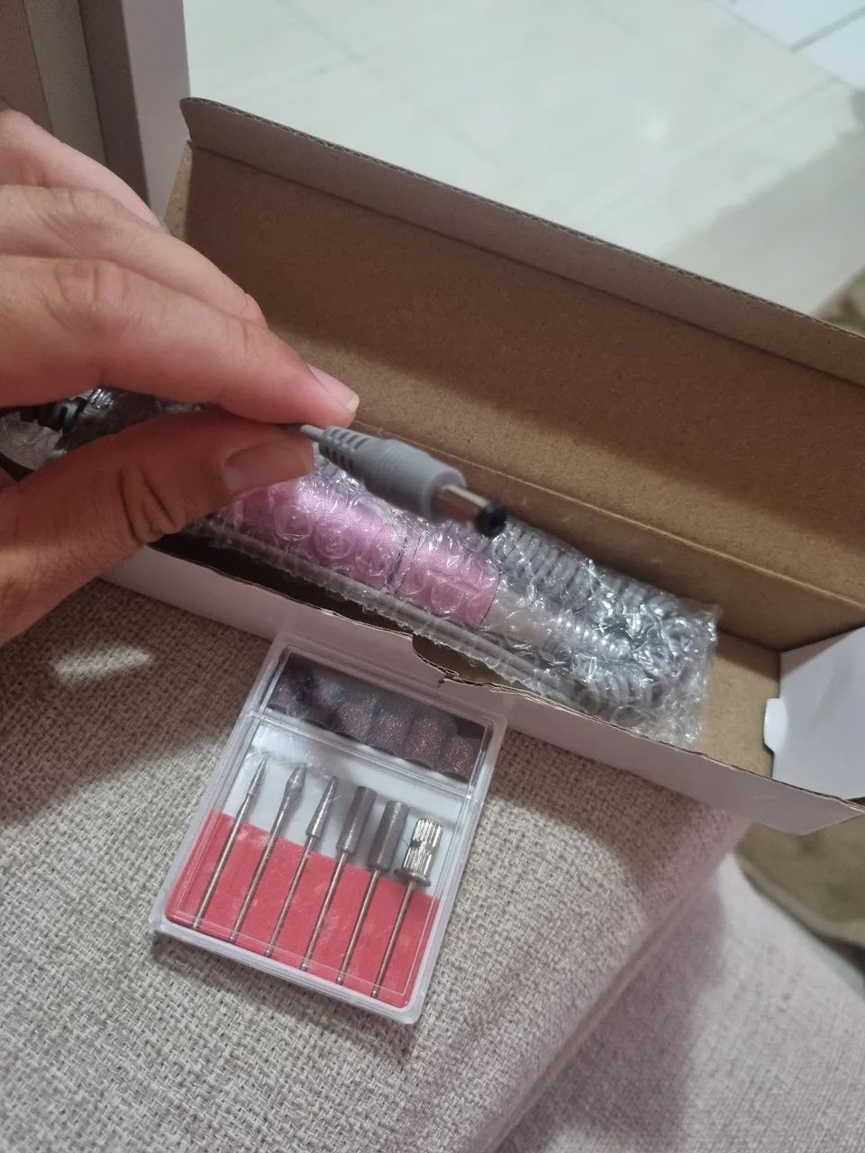 Caneta + ponteiras para unhas NOVO - Foto 2