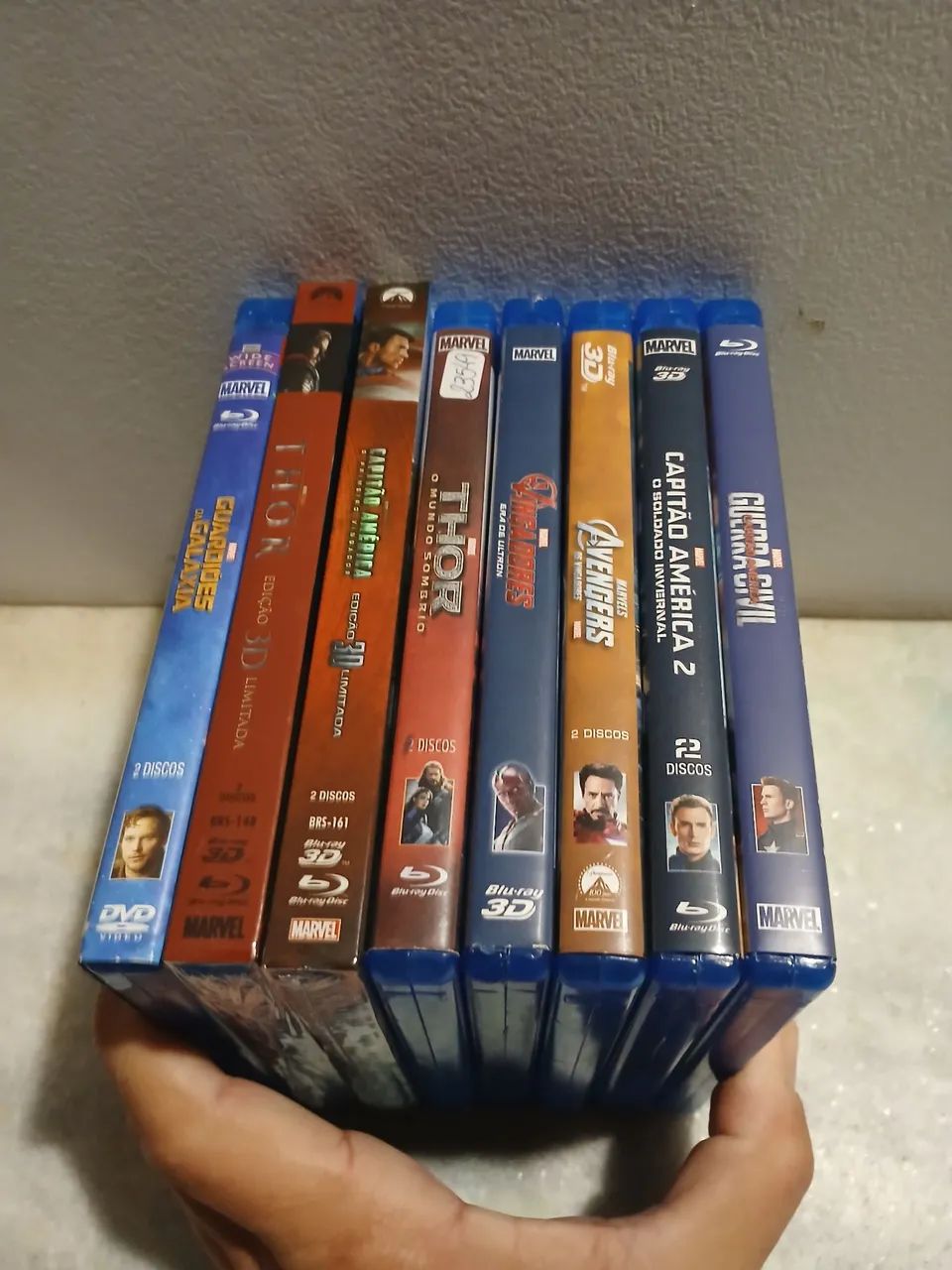 Kit filmes Marvel Blu-ray 