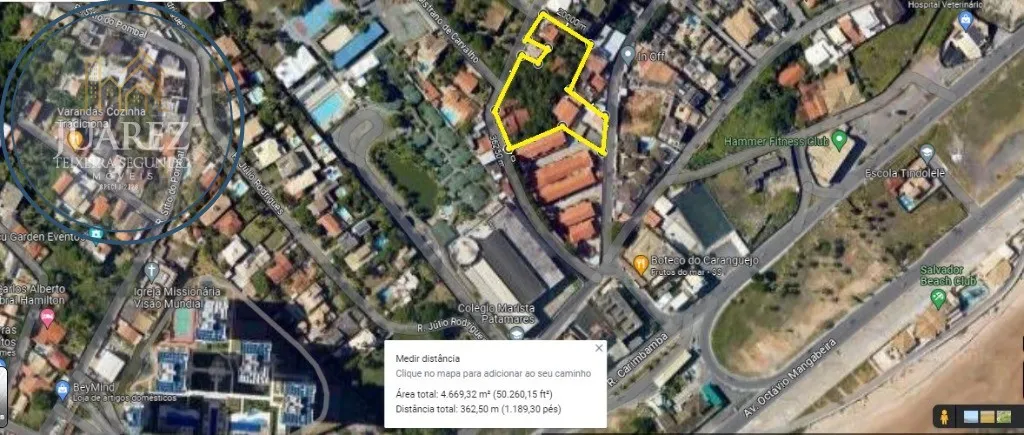 TERRENO EM PITUAÇU COM 4.450M2 DE ÁREA COM VISTA MAR. OPORTUNIDADE!