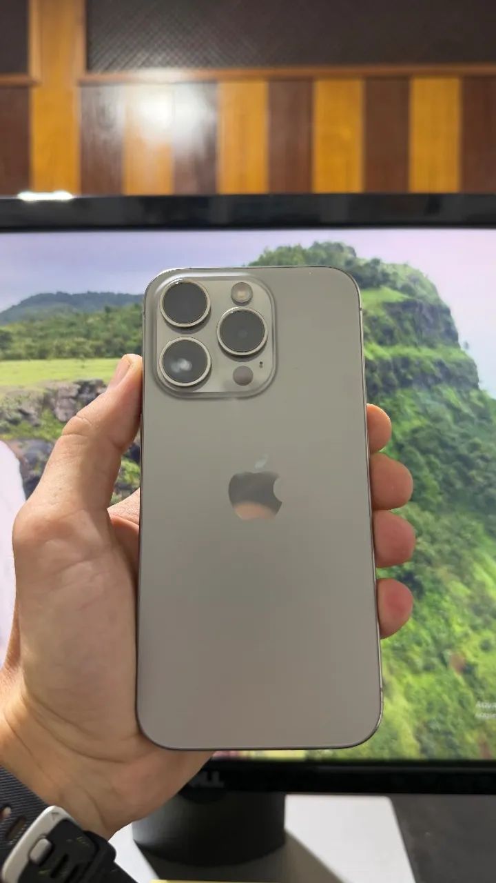 iphone 15 pro 512gb ( impecável, sem um arranhão ) - Celulares e