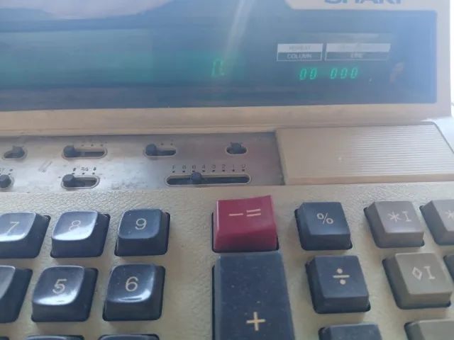 Calculadora SHARP CS -4187 calculadora classica pegando perfeitamente - Foto 3