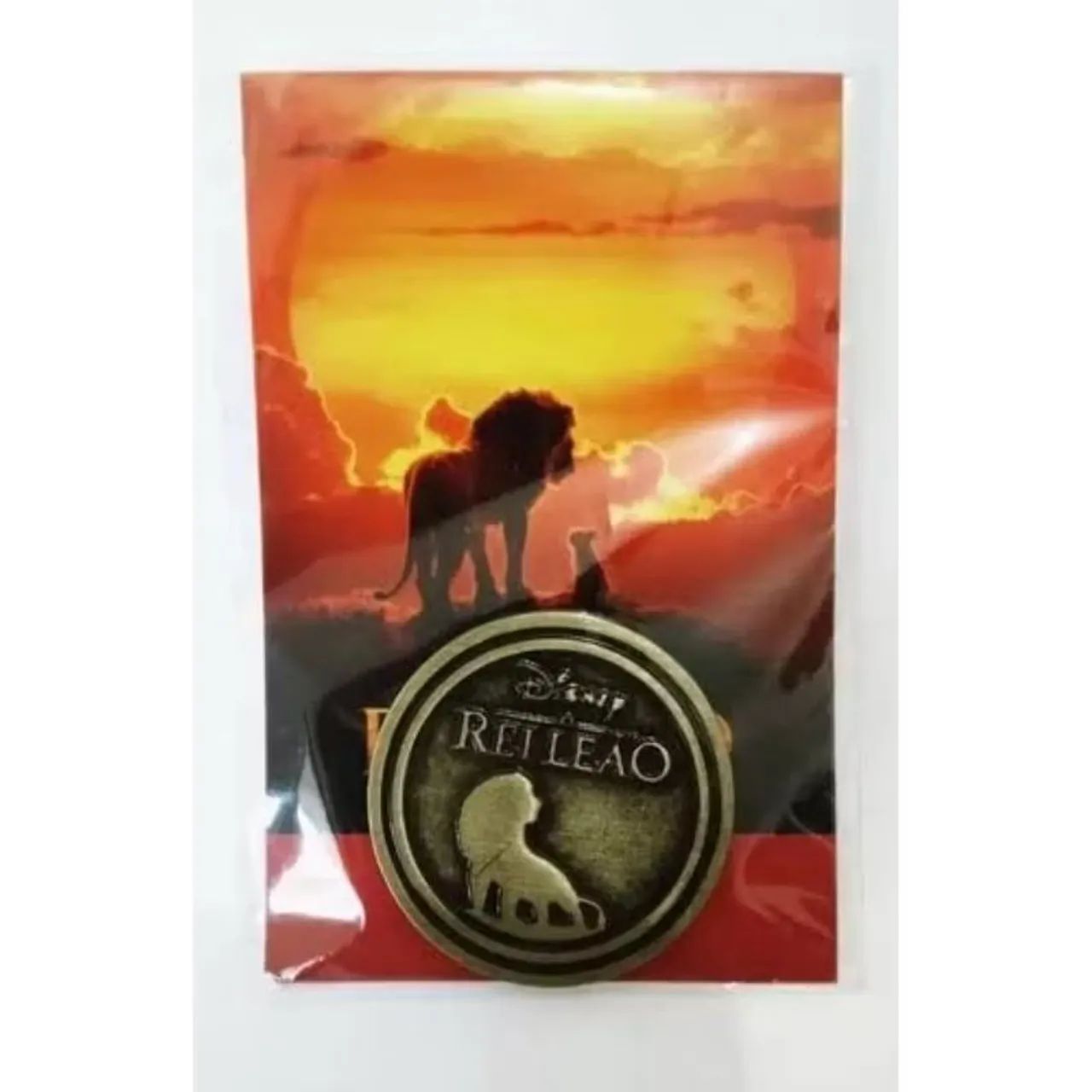 kit card moeda rei leão cinemark disney mufasa simba pumba Lion king nerd geek - Foto 4