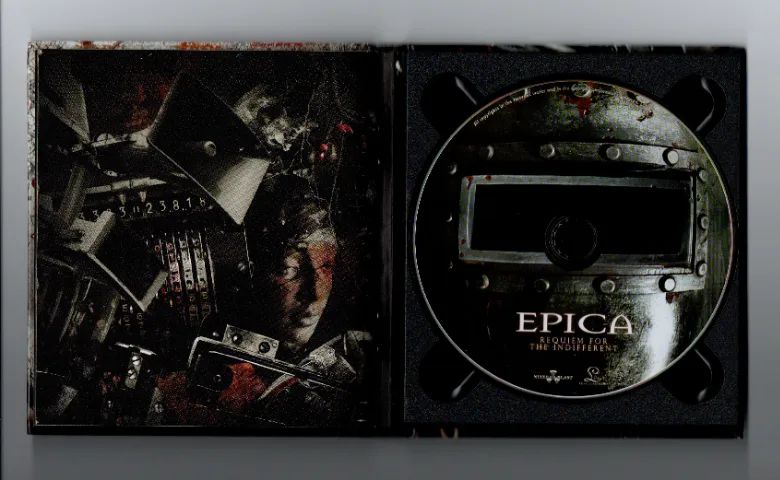 Epica- Requiem For The Indifferent- Digipak- Original- Importado- Usado - Foto 2