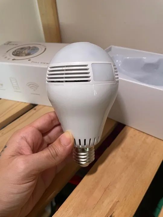 Câmera de segurança lâmpada  - Foto 3