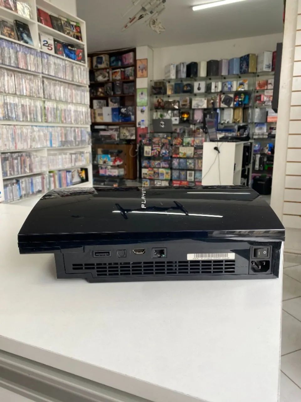 CONSOLE PLAYSTATION 3 FAT PRETO BLACK PIANO 80GB SEMINOVO NA CAIXA (JPN) - PS3 - Foto 6