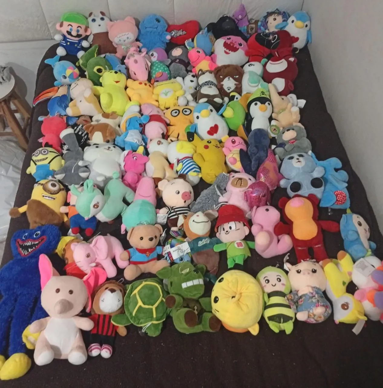 Coleção de Pelúcias Sortidas - Lote com 80 unidades