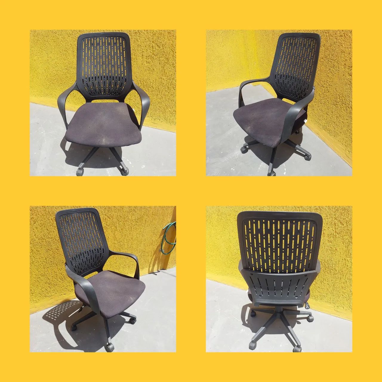 Cadeira de Escritório Giratória com Rodinhas