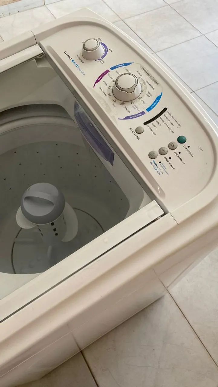 Maquina de Lavar Eletrolux 13KG Turbo Bem Conservada FAÇO ENTREGA ACEITO CARTÃO  - Foto 5