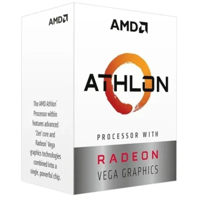 Processador AMD Athlon 3000G, até 3.5GHz, Cache 5MB, 2 Núcleos e 4 Threads, AM4 - YD3000C6 - Foto 2