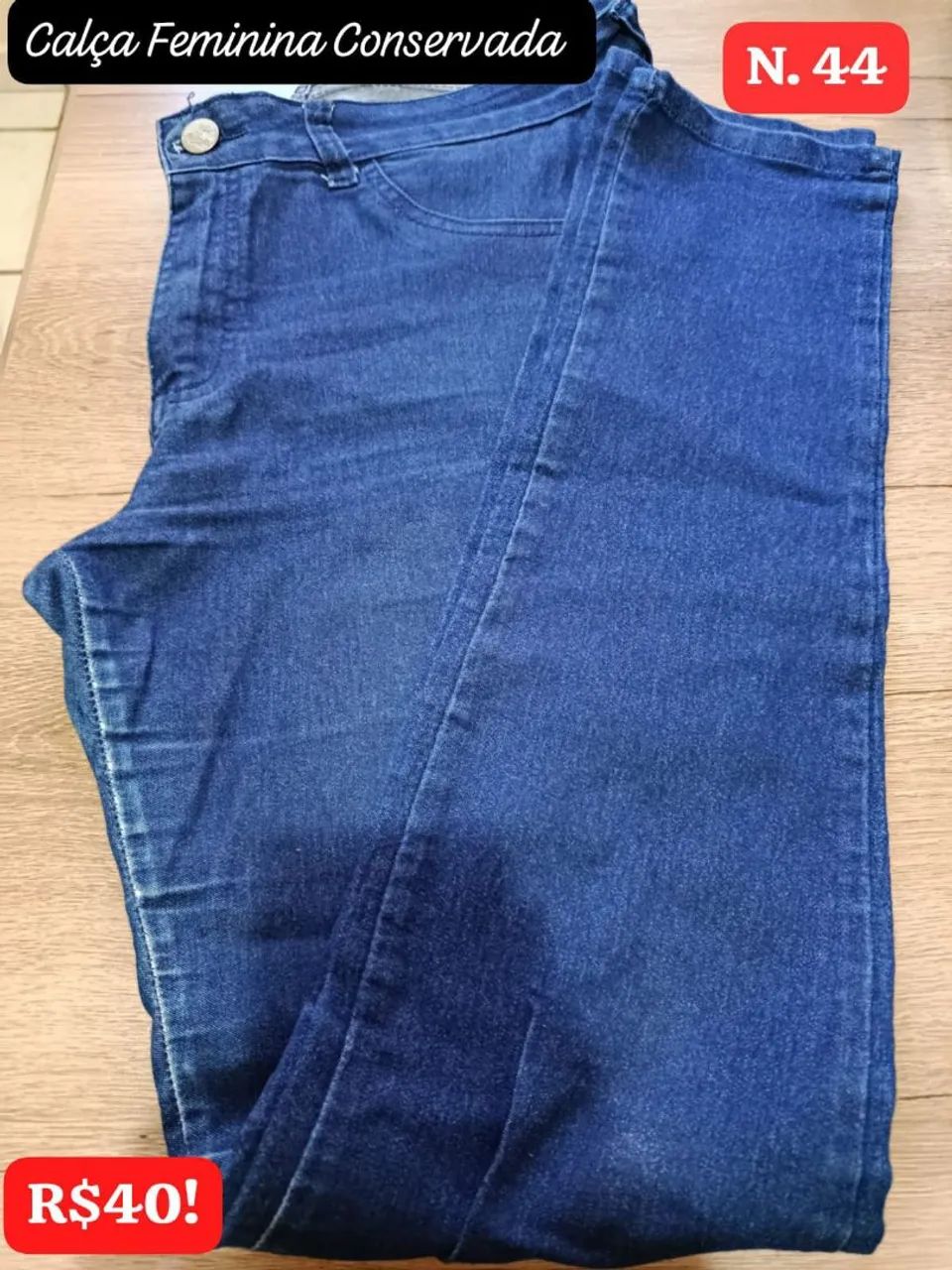 Calça Jeans Feminina Conservada - N. 44