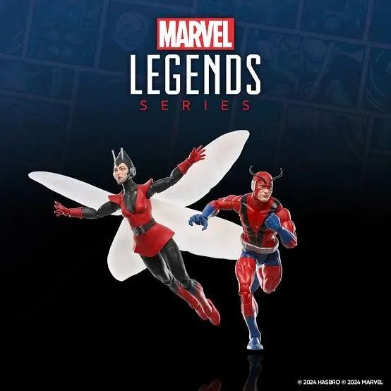 Bonecos Hank Pym (Giant-Man) e Janet Van Dyne (Wasp) Marvel Bonecos Hank Pym (Giant-Man) e Janet Van Dyne (Wasp) Marvel