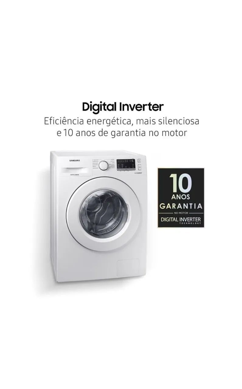 Lava e Seca WD10M com Ecobubble 127v, Lacrada + NF (Até 12x) - Foto 4
