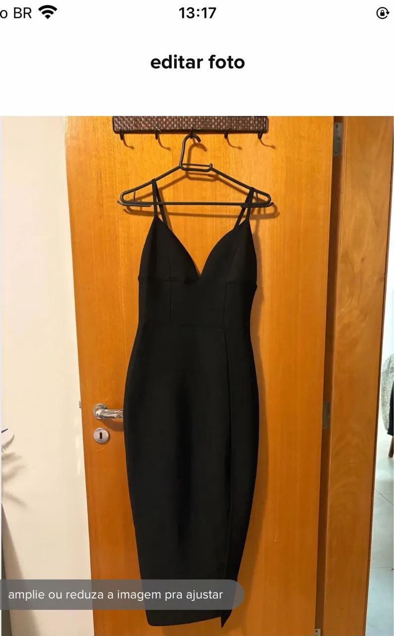 Vestido preto Midi elegante   - Foto 3