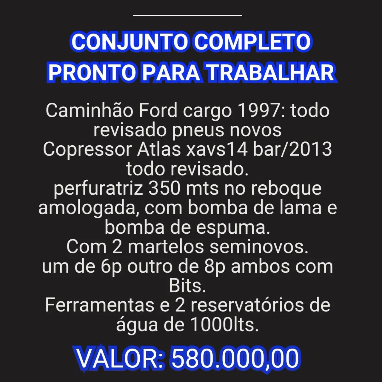 Vendo Conjunto Completo de Perfuração - Foto 3