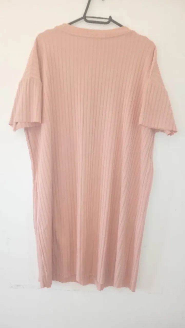 Vestido Rosa Forever 21 Tamanho M