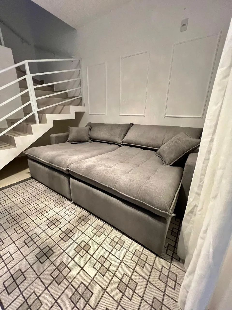 Sofá NOVO cama ZERO CAIXA Aproveitando AO MÁXIMO SEU espaço!!  - Foto 3