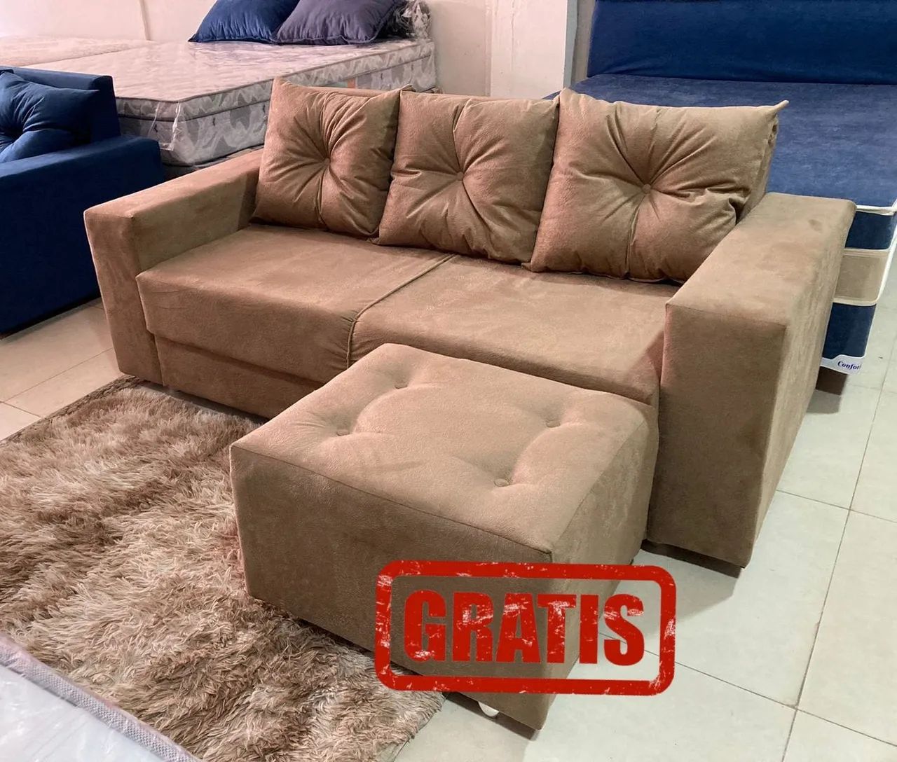 Fábrica de sofá e cama Box. Menor preço da cidade 