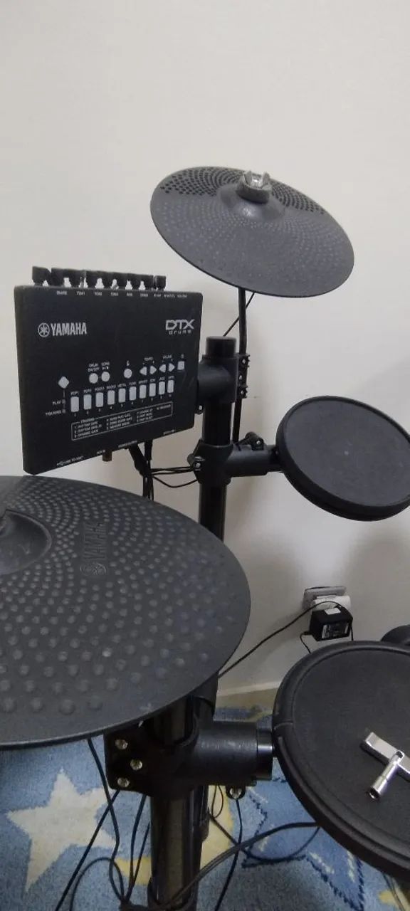 Bateria Eletrônica Yamaha DTX452K - Excelente Estado + Itens Extras - Foto 3
