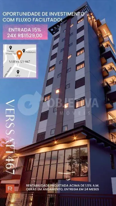 VERSSATI 467 Um lindo lançamento de Studios e Lofts no bairro santa Monica em Uberlândia