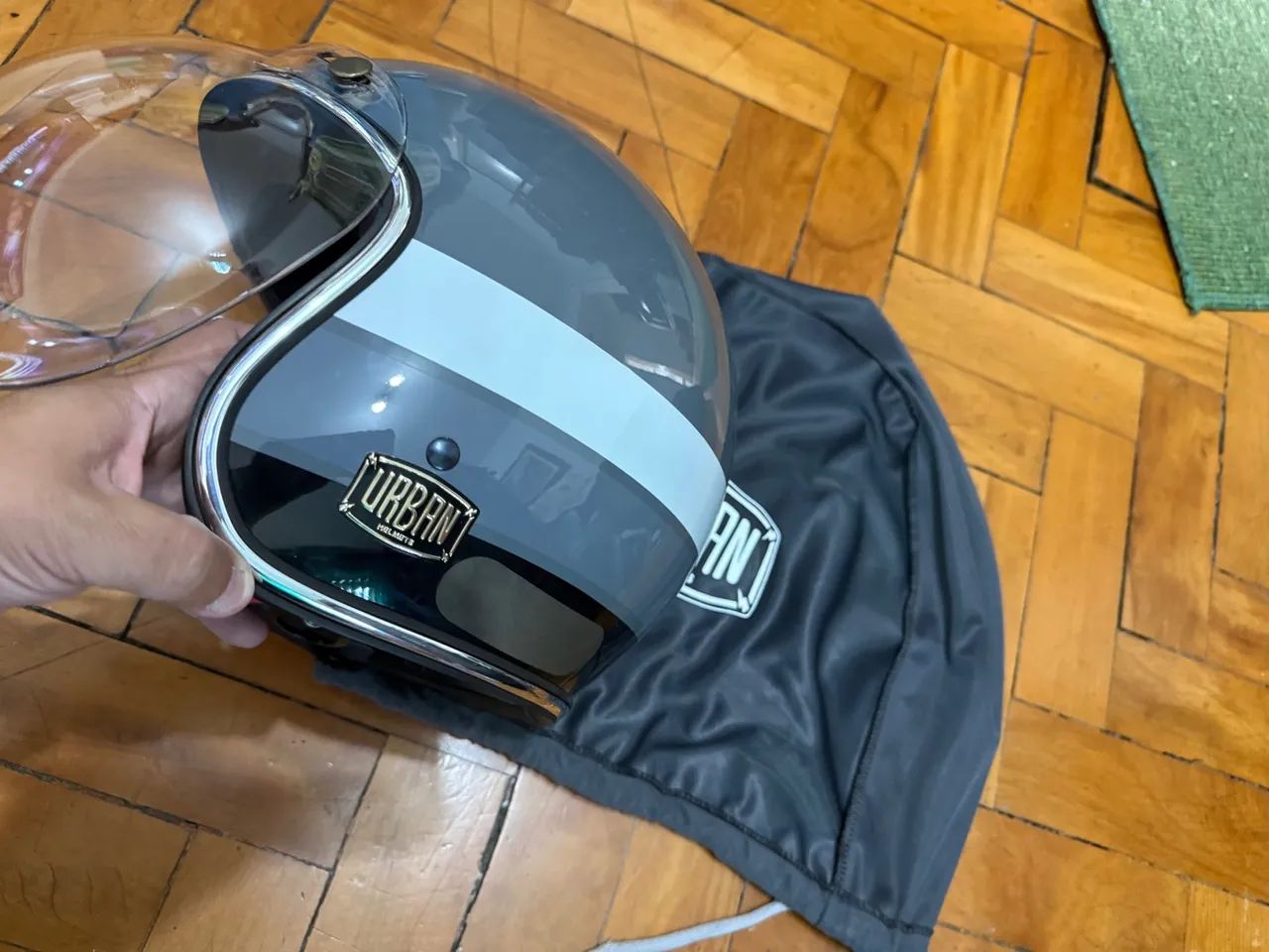 Capacete Urban Tracer Sunset Cinza - Foto 4