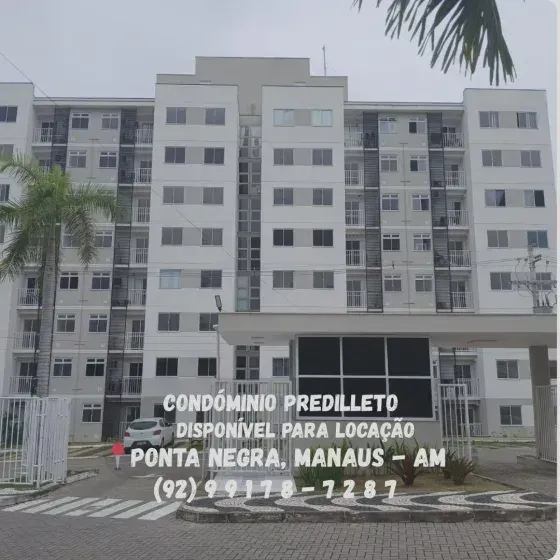 Condominio Predilleto Ponta Negra 2 quartos 01 suite-Bairro:Ponta Negra