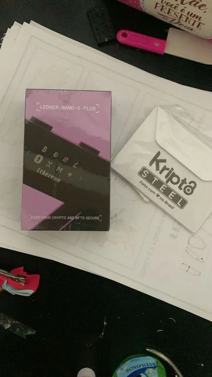 Ledger Nano S Plus + Kripto Steel