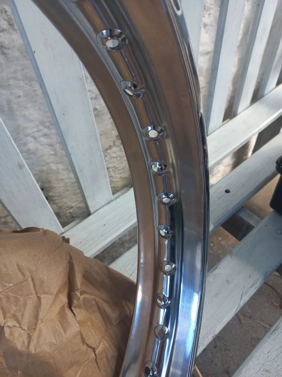 Aro de Roda 18x2.15 Pol Chrome lander,Tenere, Xre, Tornado  - Foto 3