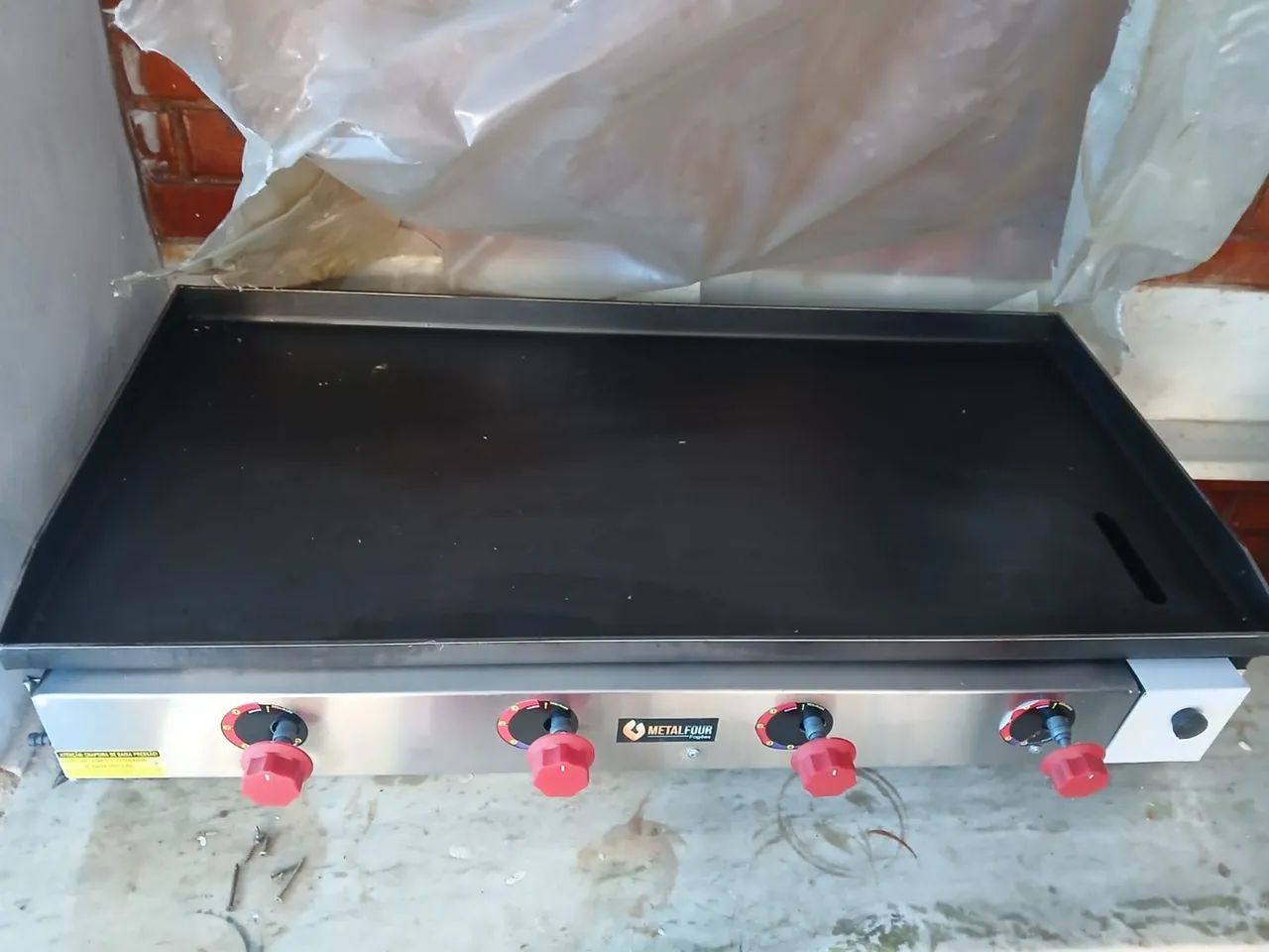 Chapa Industrial a Gás MetalFrio( Novo, nunca usado) - Foto 3