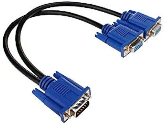 Cabo Vga Duplo Dividir Imagem 