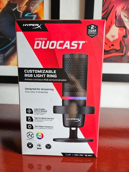 Microfone Hyperx Duocast
