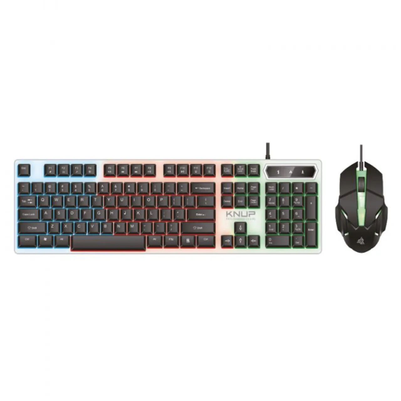 Kit Teclado e Mouse Gamer KNUP TE124 - RGB - Novo - Foto 2