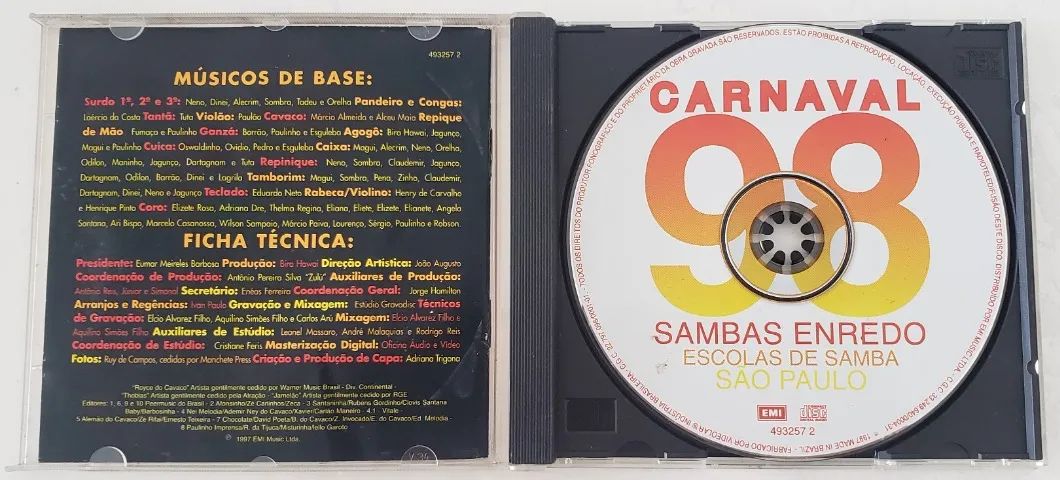 CD Sambas enredo de São Paulo - 1998 - Foto 3