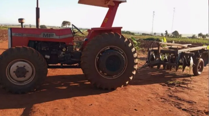 Trator Massey Ferguson 290 tracado