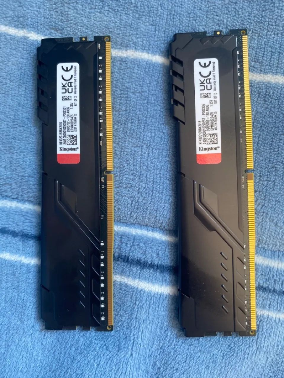 Kingston Fury Beast DDR4 RAM Memory 8GB each64319033317123121