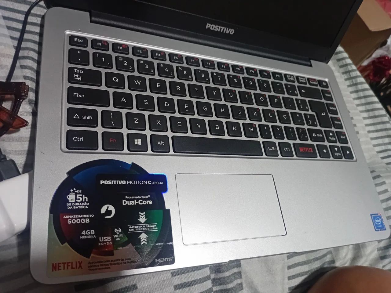 Notebook Positivo Motion C4500A - Dual Core 4GB 500GB