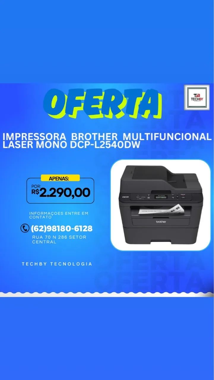 Multifuncional Laser Brother DCP-L2540DW - Foto 5